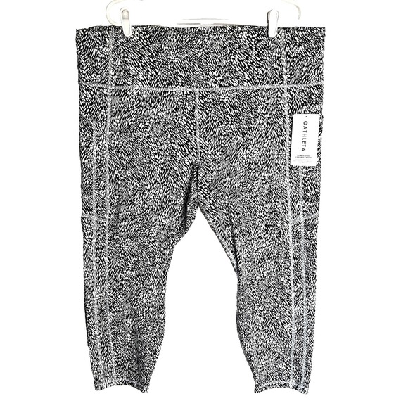 Athleta Pants - Athleta Ultimate Stash II Textured Tights Pants Womens 3X Plus Yoga NWT $109